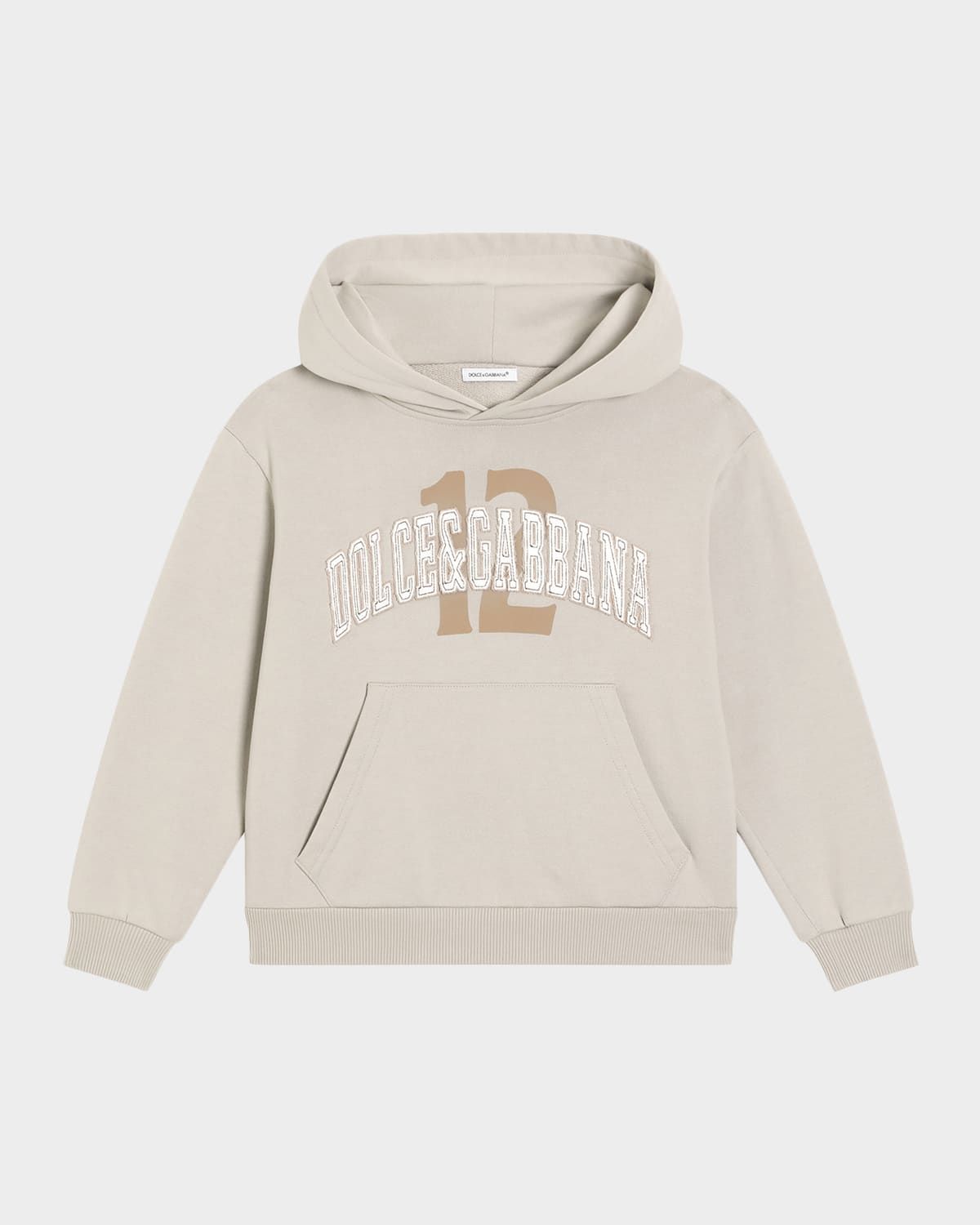 Boy & apos;s Logo Embroidered Cotton Hoodie