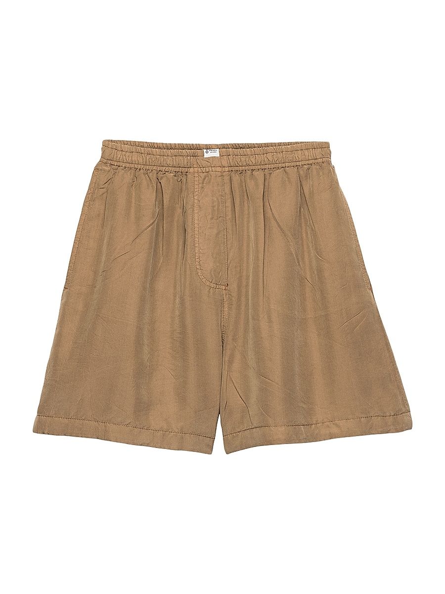 Women's Old Silk Shorts - Beige - Size 14