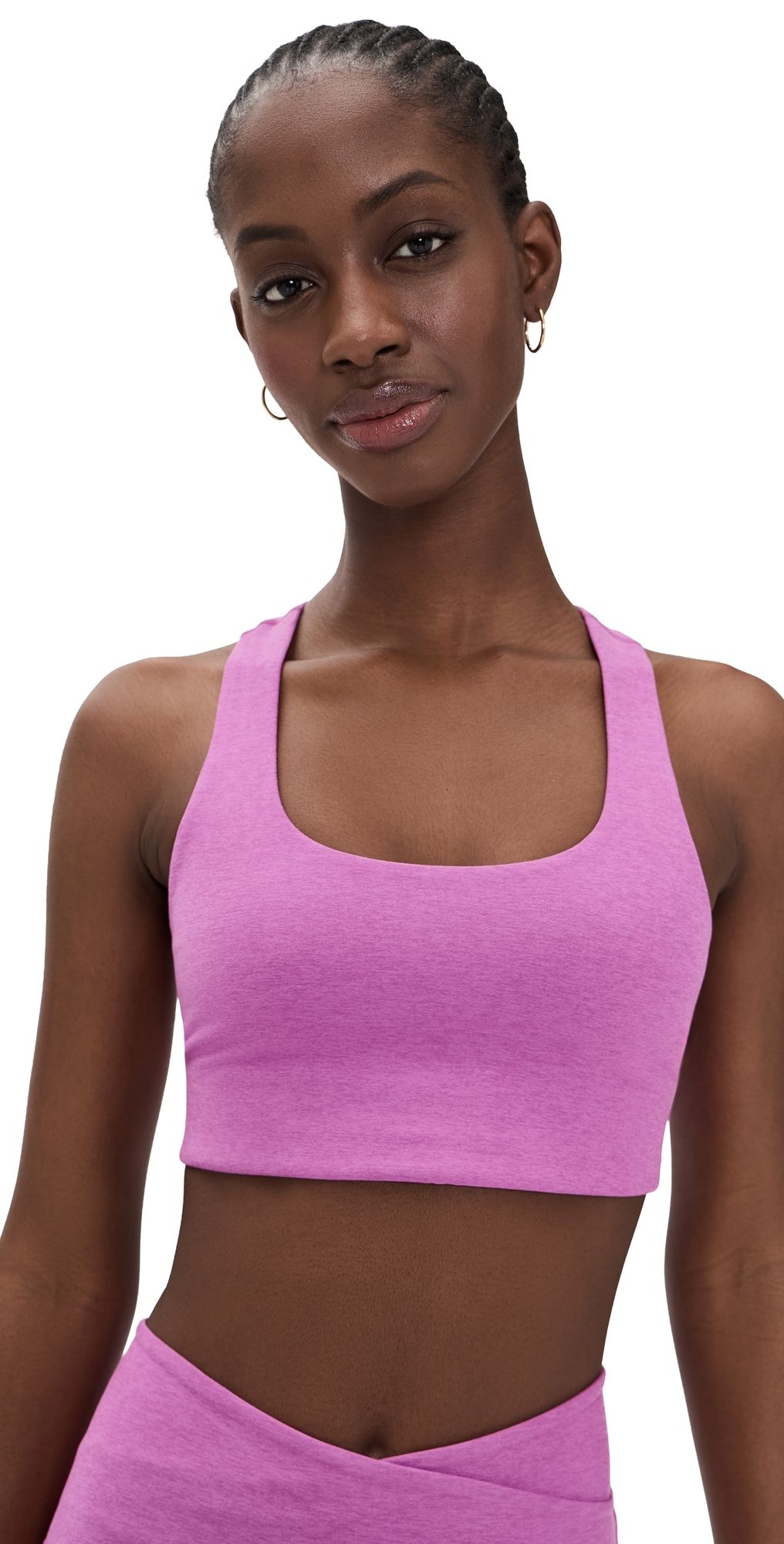 Beyond Yoga Spacedye Simplicity Bra 2.0 Fun Fuchsia Heather L