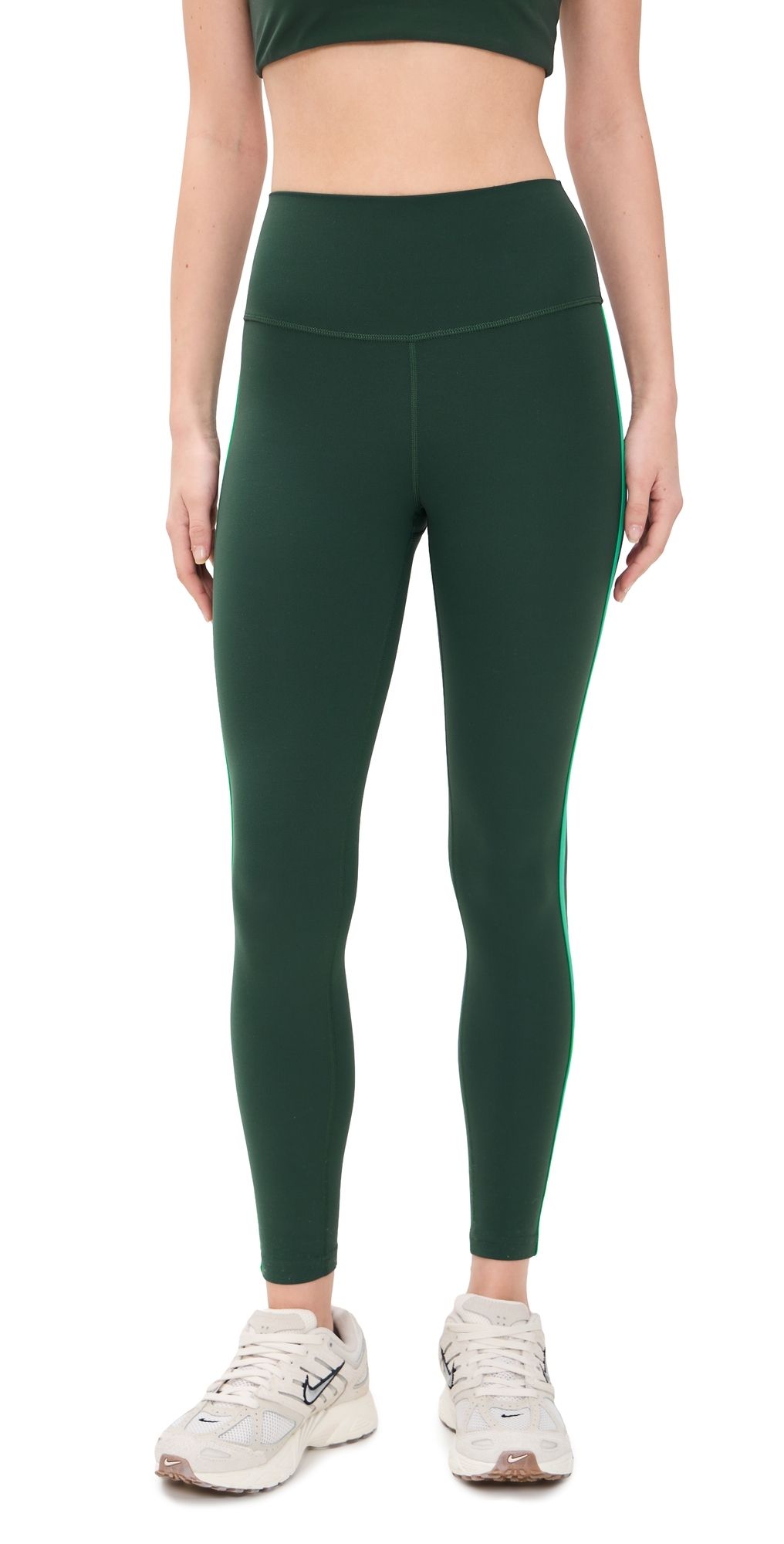 Splits59 Amber Airweight High Waist 7/8 Leggings Military/Spearmint XS