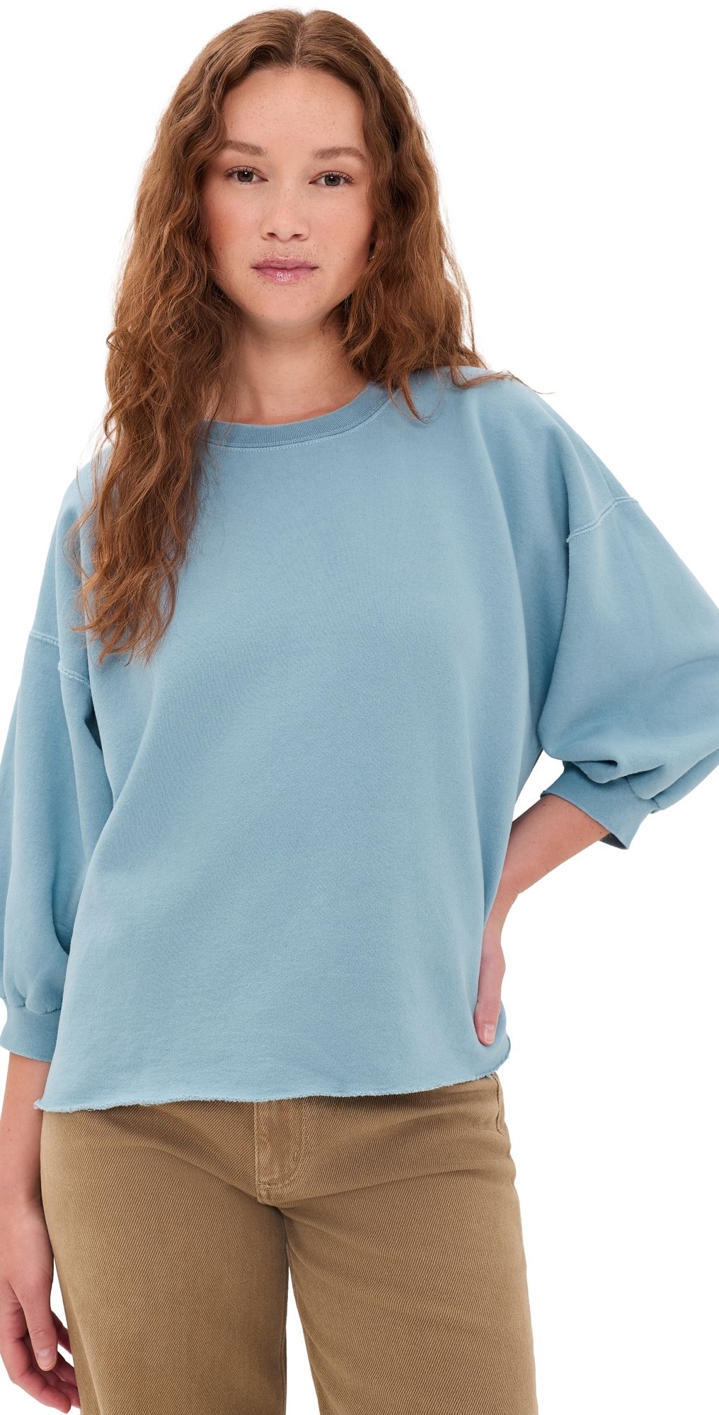 Rachel Comey Fond Sweatshirt Light Blue M/L