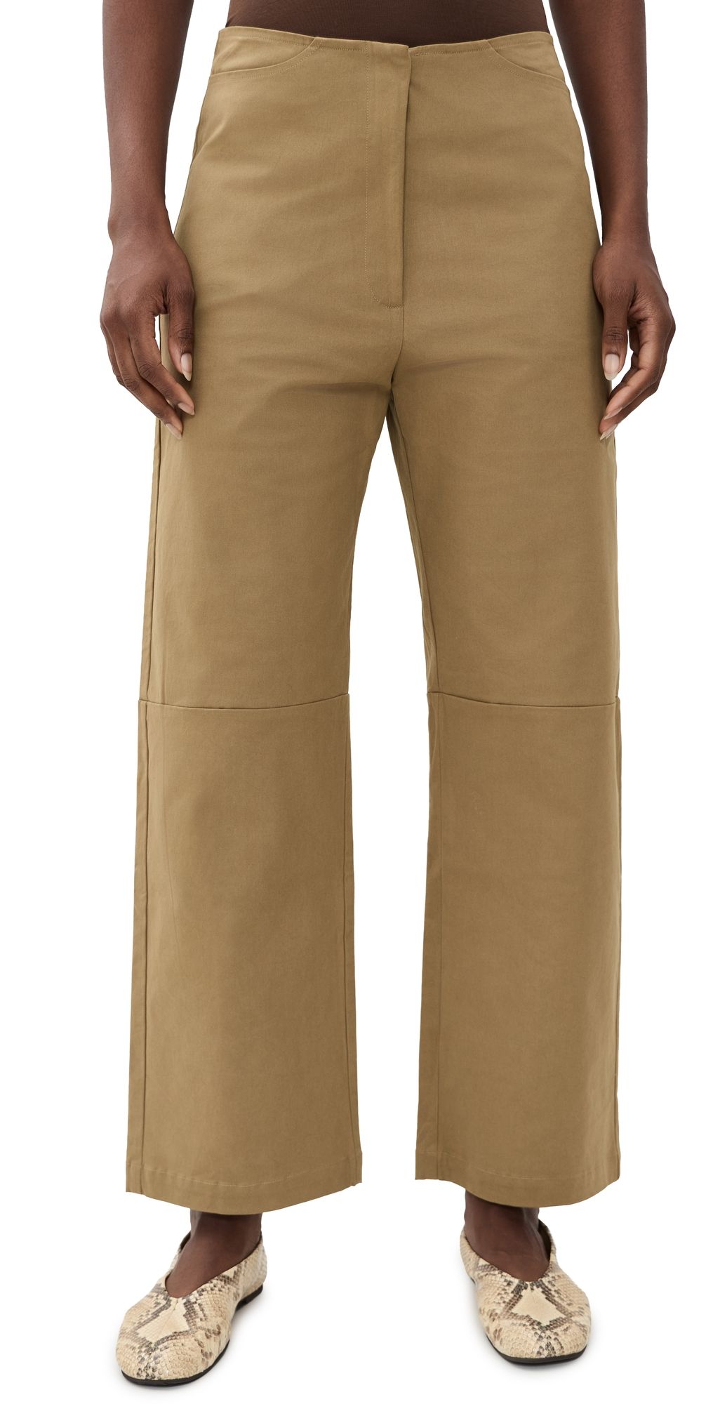 Chan Luu Snap Button Pants Khaki 1
