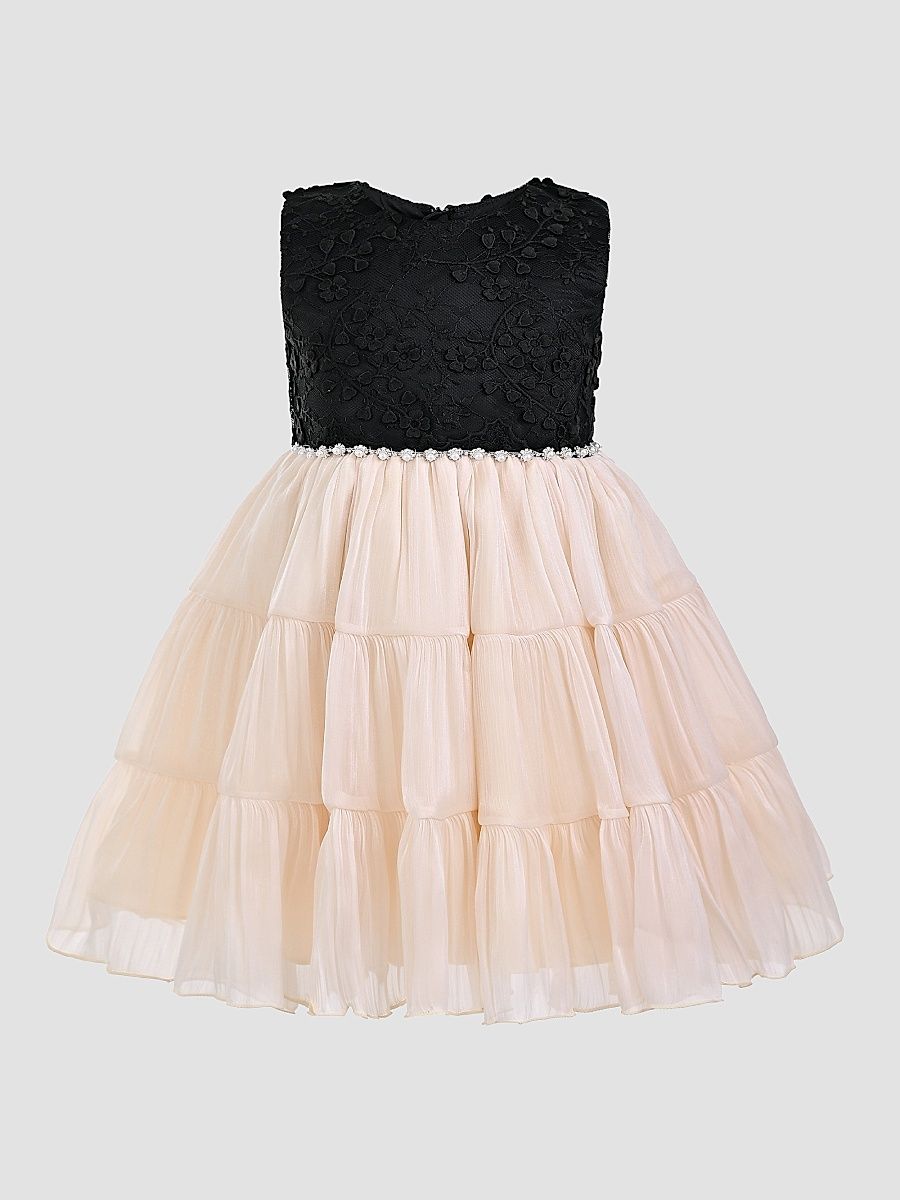 Little Girl's & Girl's Veyona Dress - Black - Size 6
