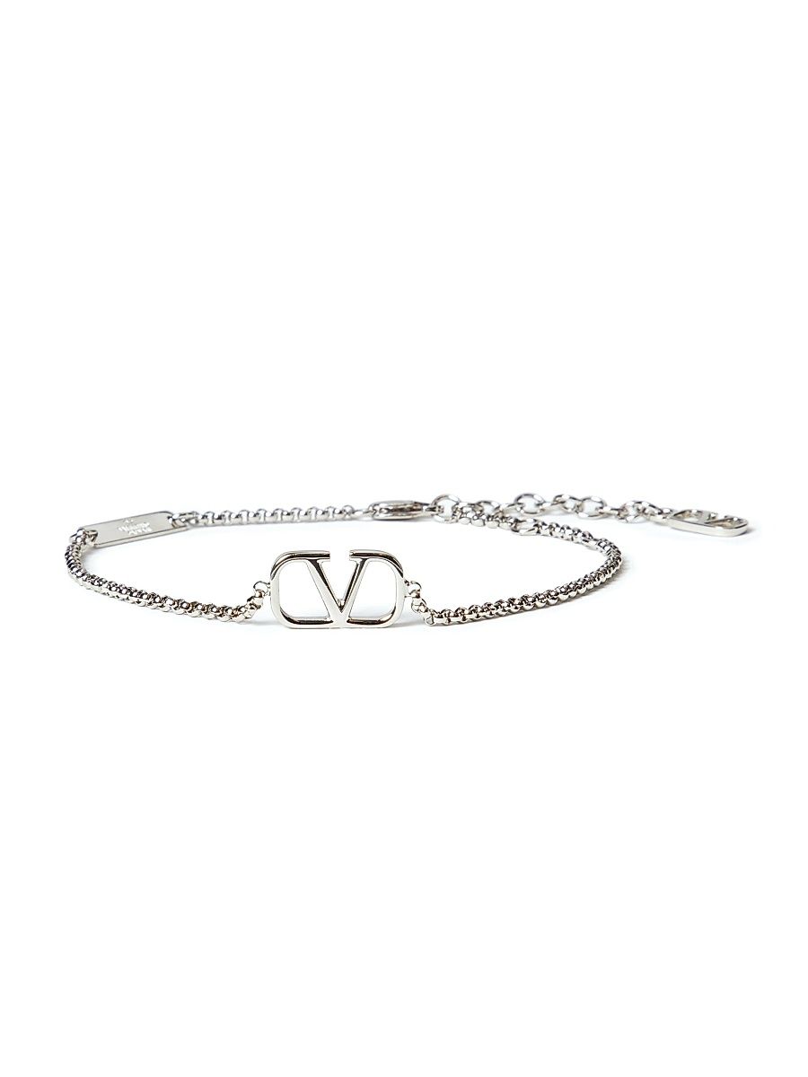 Women's VLogo Signature Metal Bracelet - Palladium