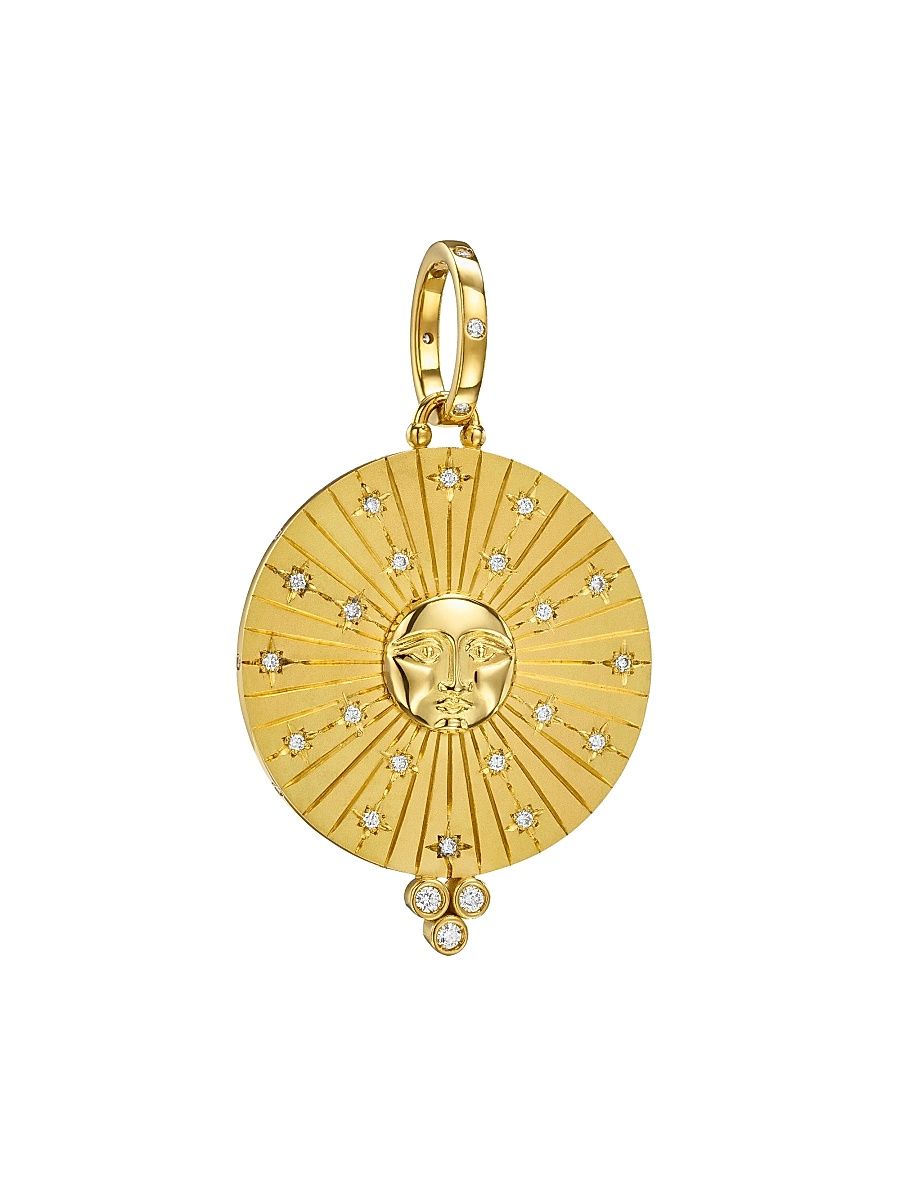 Women's Florence86 Sol 18K Yellow Gold & Diamond Pendant - Yellow Gold