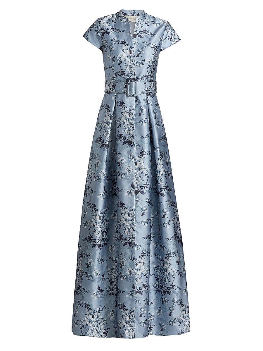 Women's Marta Floral Mikdao Gown - Iced Cherry Blossom - Size 14