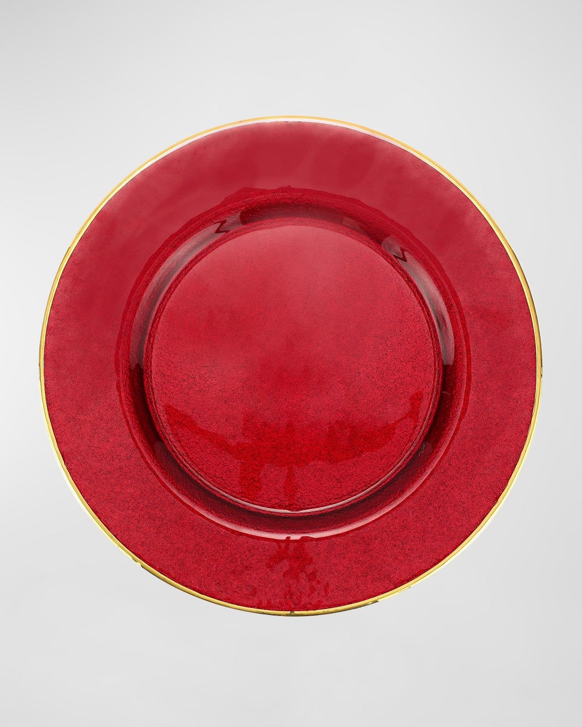 Metallic Glass Dinner Plate