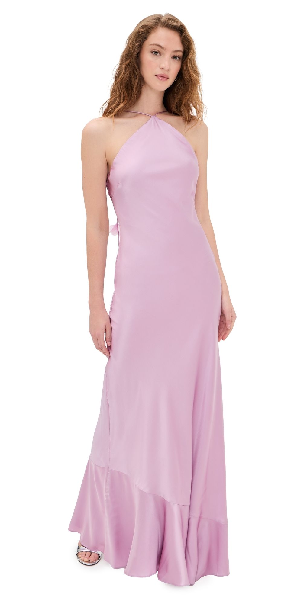 AMUR Camila Maxi Dress Lumen Lavender 8