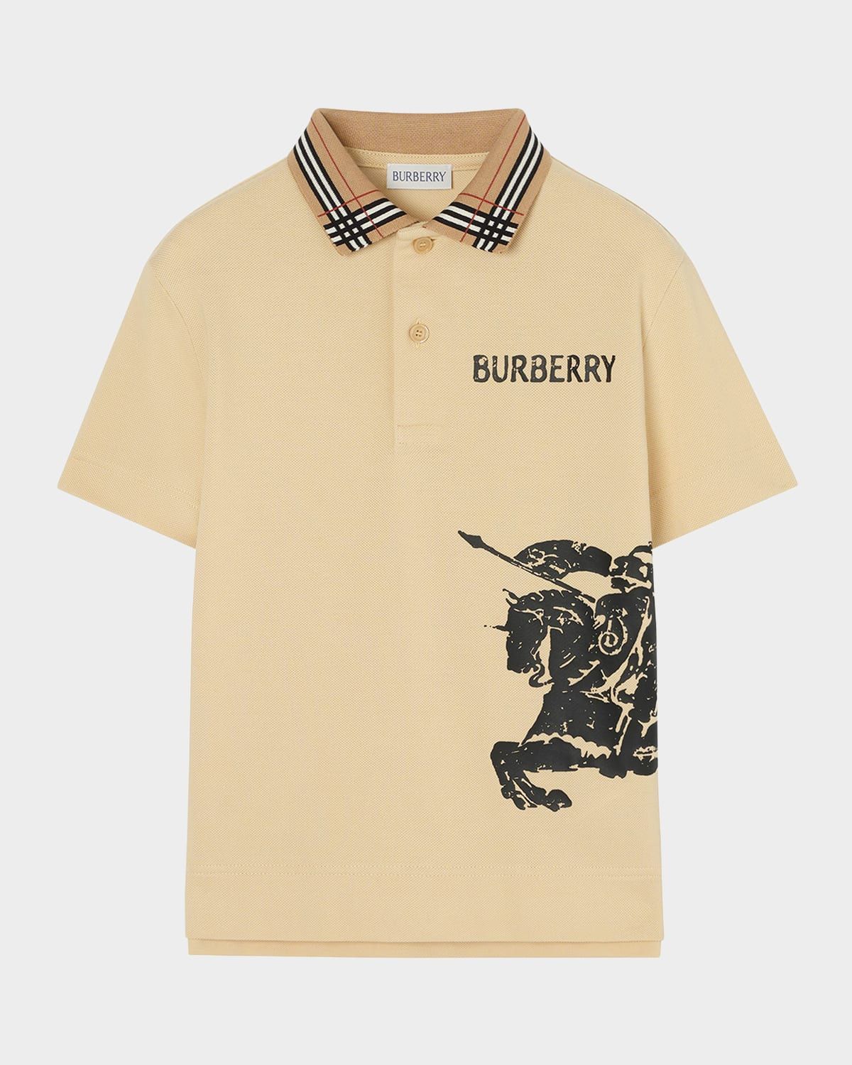 Boy & apos;s EKD Cotton Pique Polo Shirt, Size 3-14