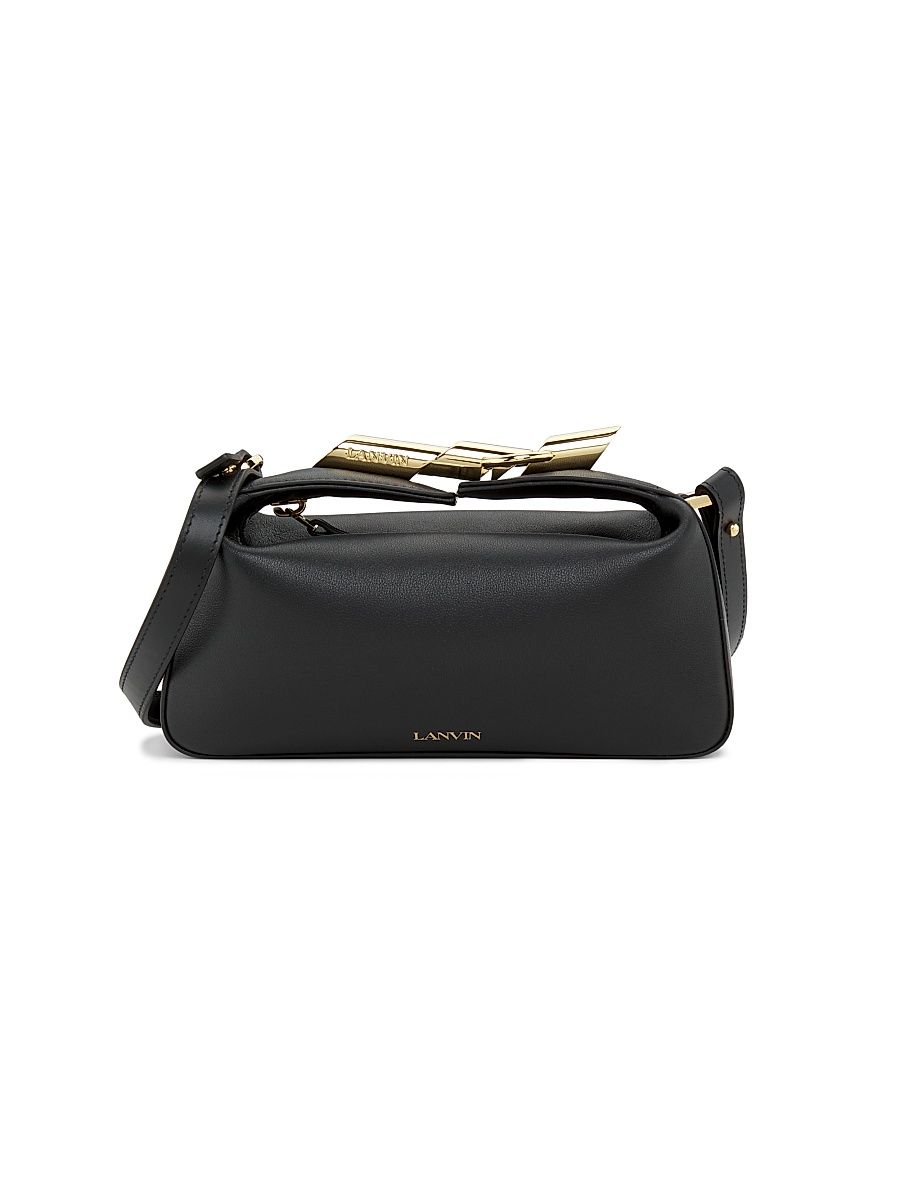 Women's Haute Sequence Leather Crossbody Bag - Black