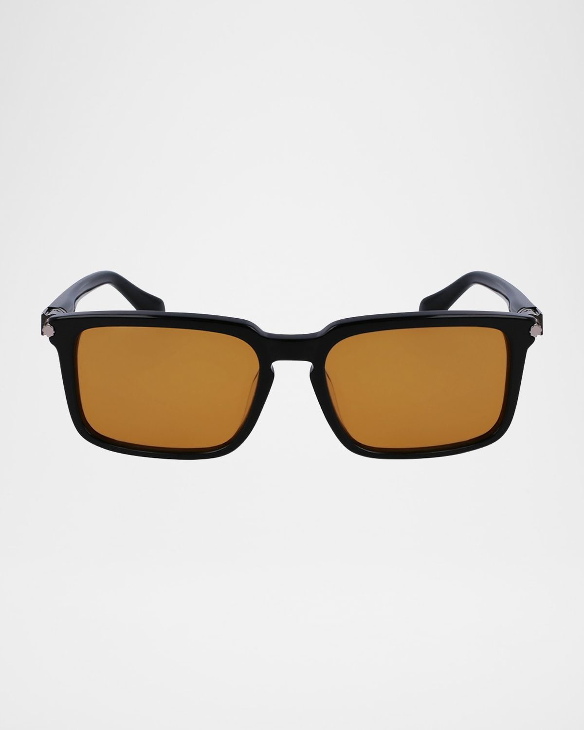 Men & apos;s Gancini Evolution Acetate Rectangle Sunglasses