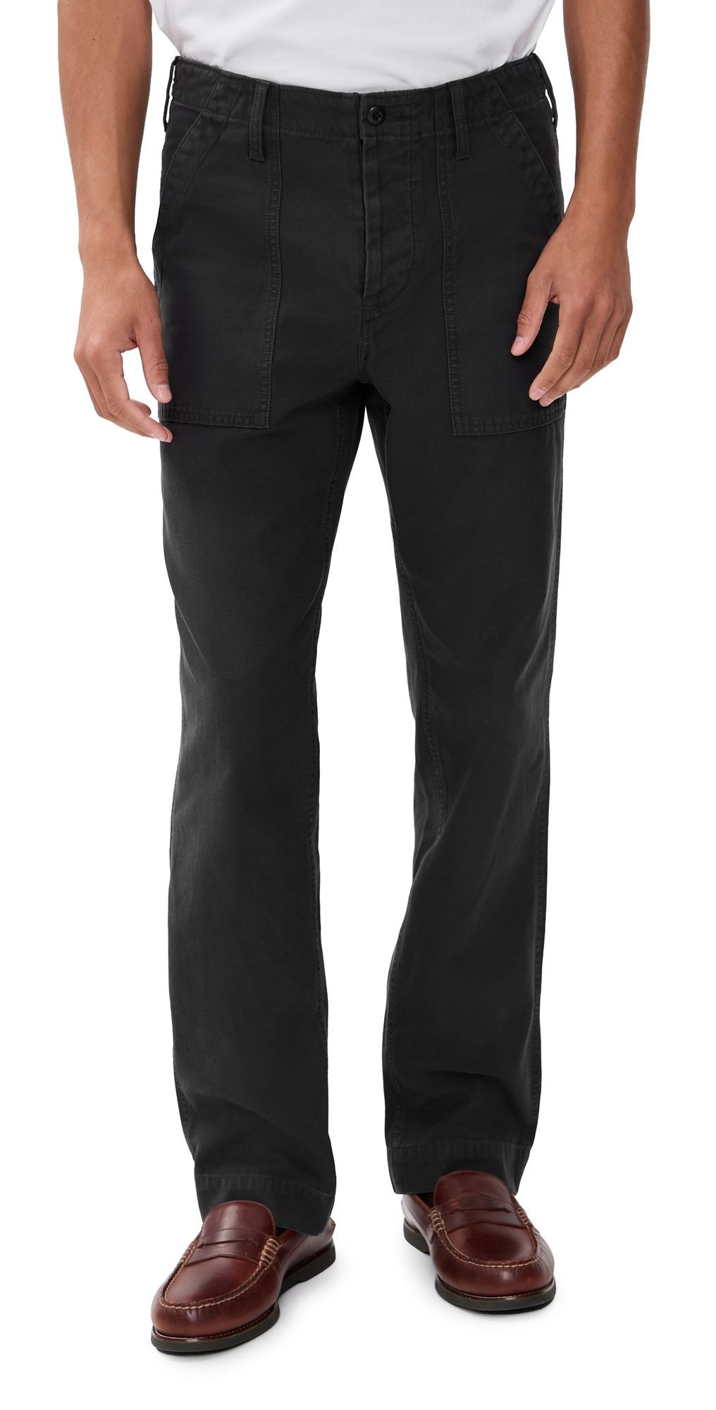 Filson Field Supply Pants Washed Faded Black 38