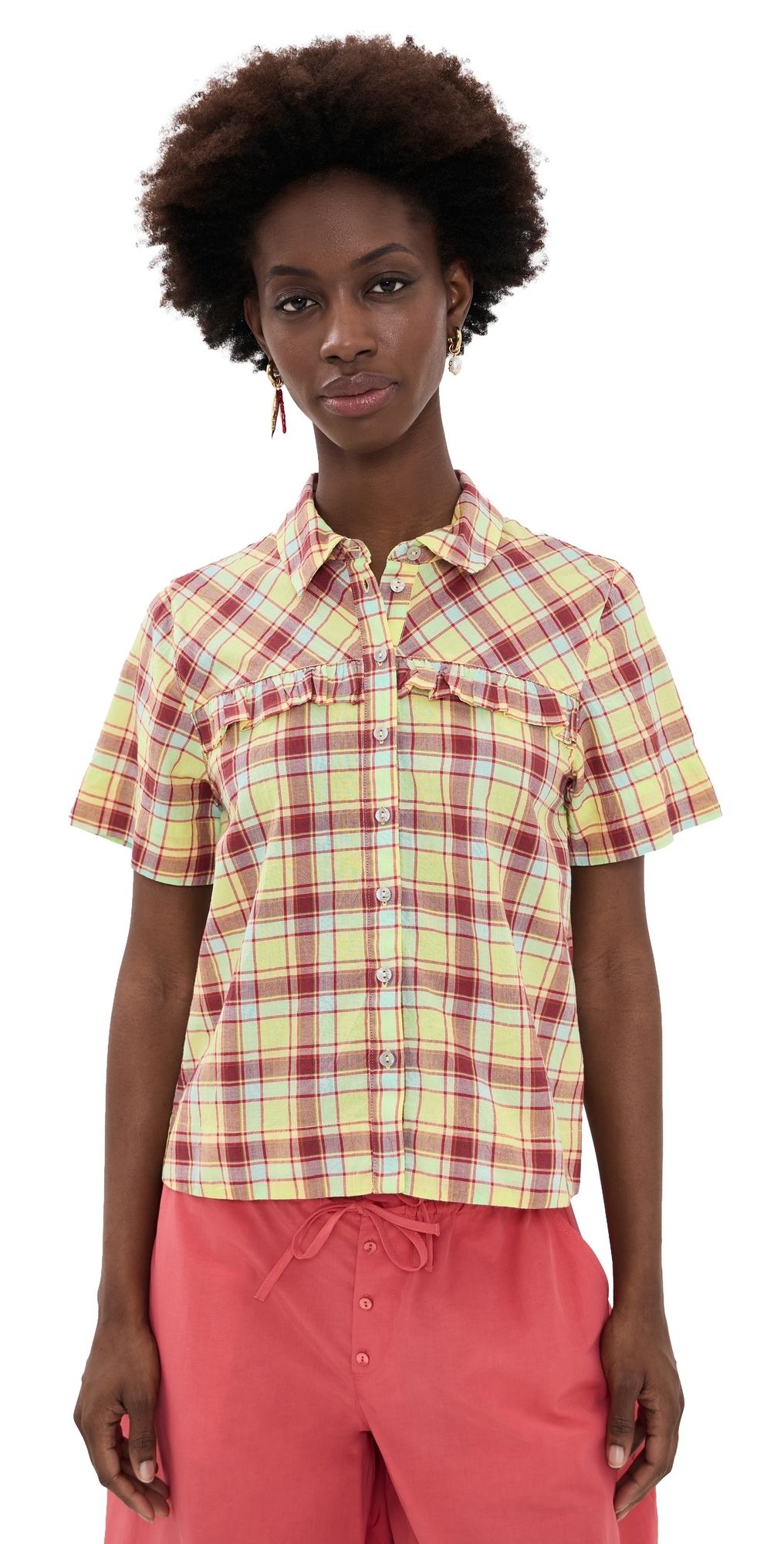 Damson Madder Tomboy Shirt Celery 14