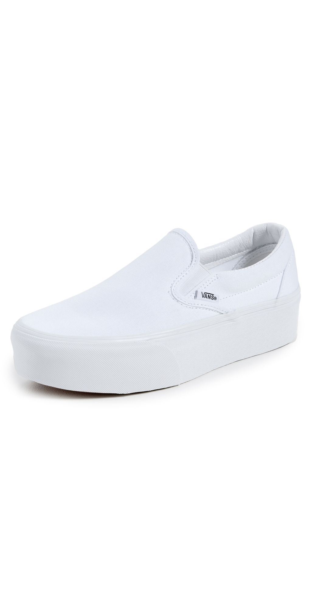 Vans Ua Classic Slip-On Stackform Sneakers Canvas True White M 8/ W 9.5
