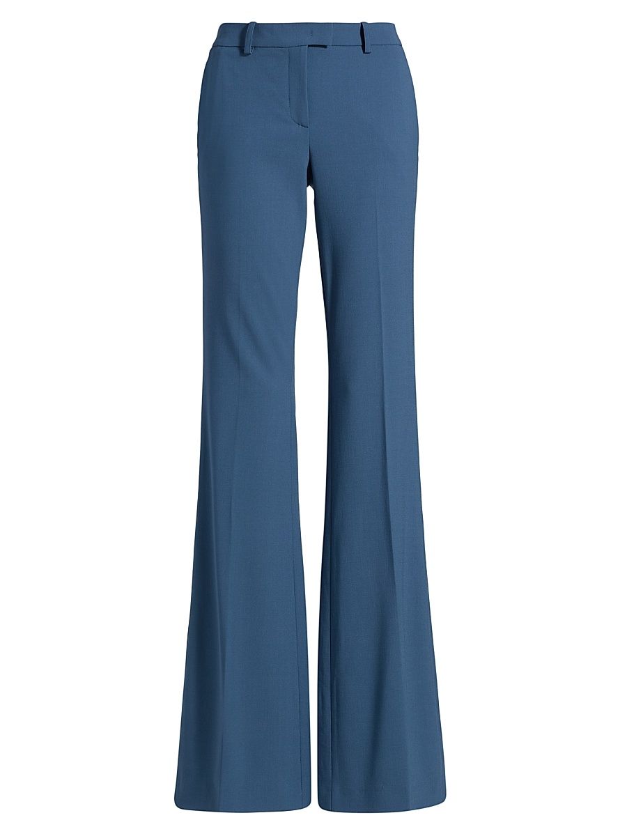 Women's Haylee Flare Trousers - Steel - Size 14