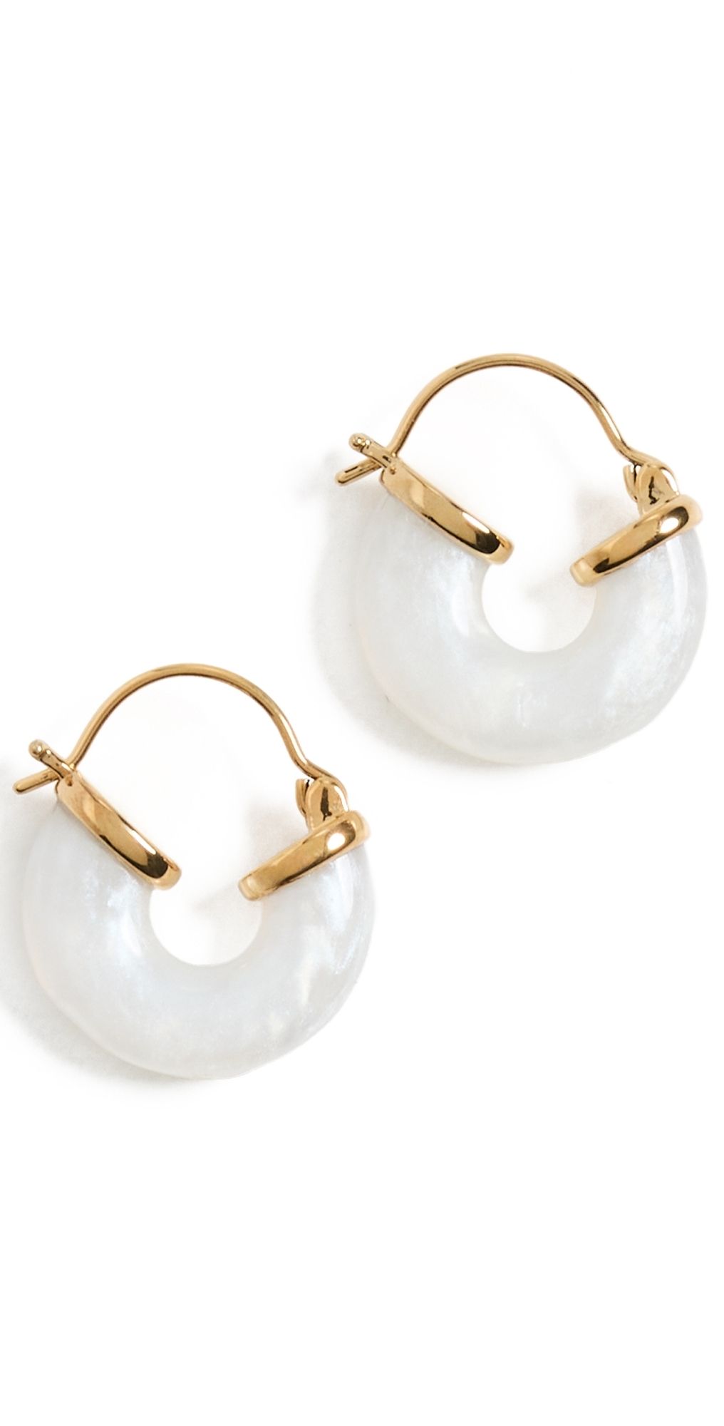 Anni Lu Petit Swell Hoops Gold One Size