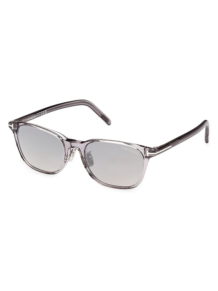 Men's 52MM Acetate Square Sunglasses - Grey