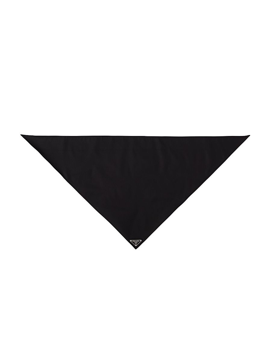 Men's Re-Nylon Foulard Scarf - Black