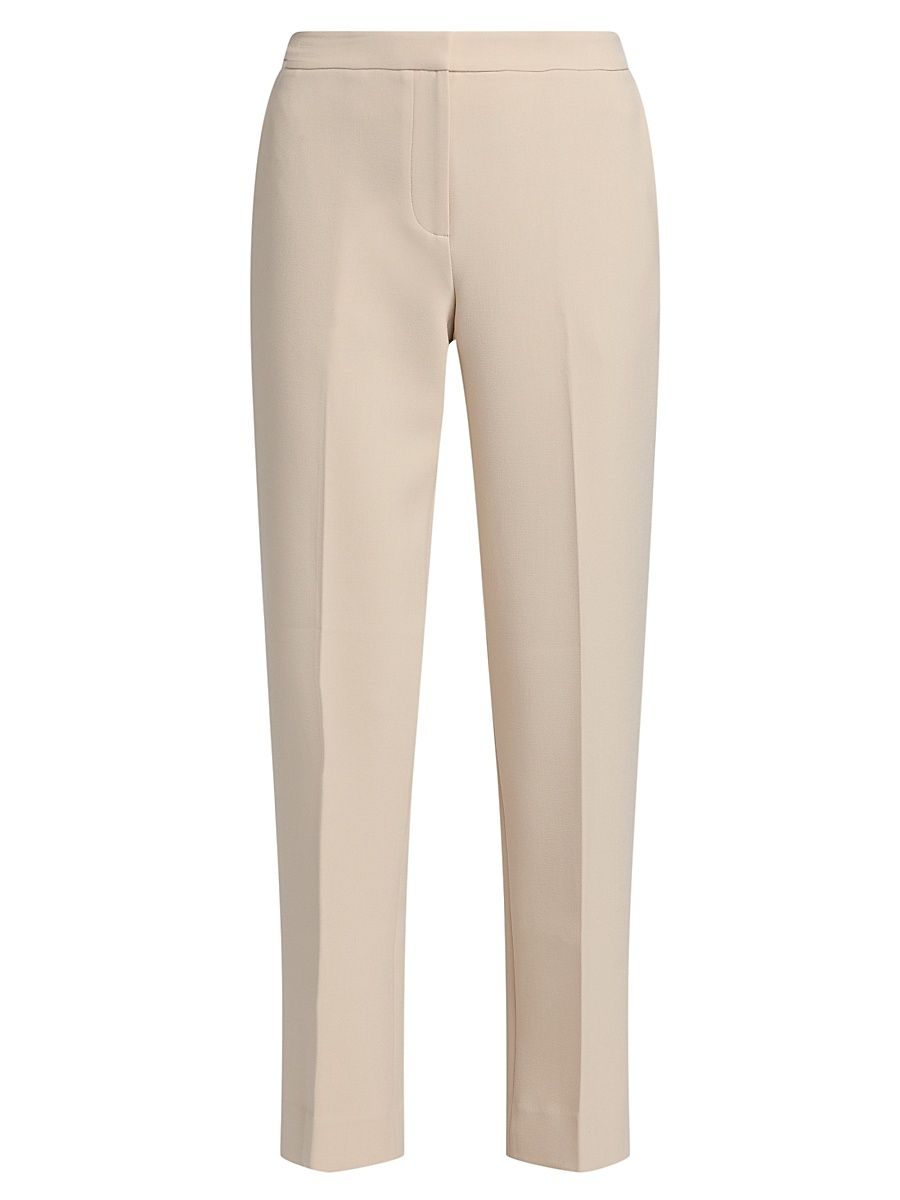 Women's June Stretch Crepe Tailored Slim-Straight Pants - Dove - Size 12