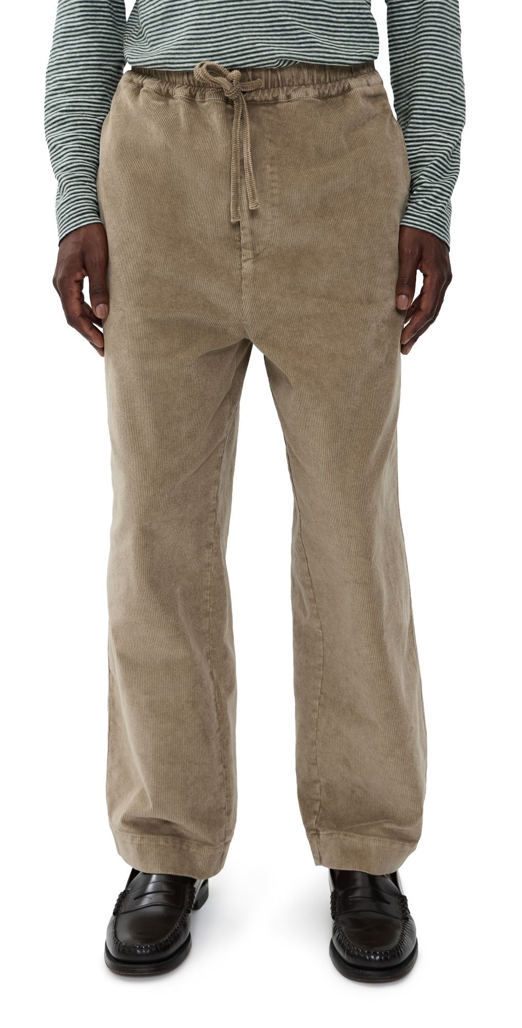Officine Generale Fernand Washed Corduroy Pants Faded Ginger 54