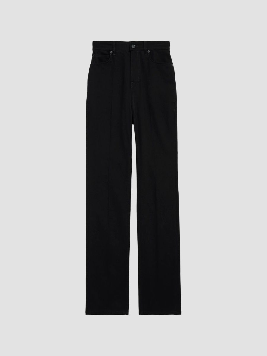 Balenciaga Women's High Waist Slim Jeans - Black - Size 0