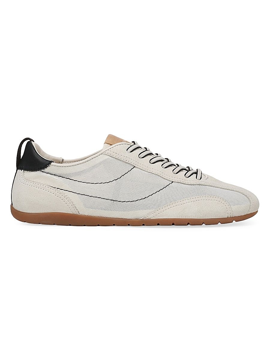 Women's Catalina Suede & Mesh Sneakers - Whitestone Milk - Size 11