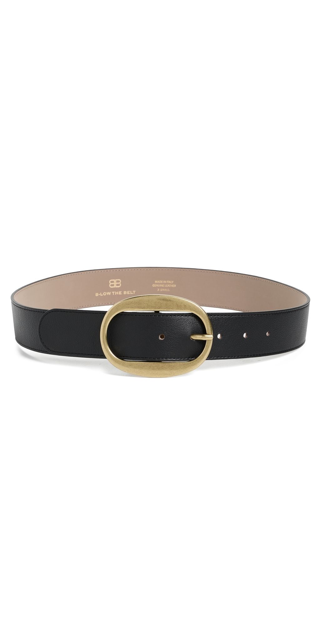 B-Low The Belt Sierra Leather Belt Black/Brass XL