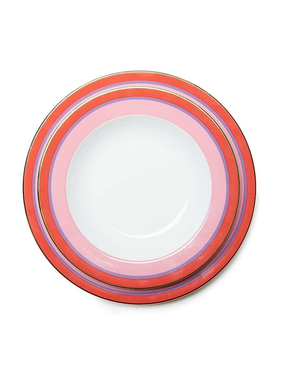 Soup Plates Set of 2 - Rainbow Rosa Pink