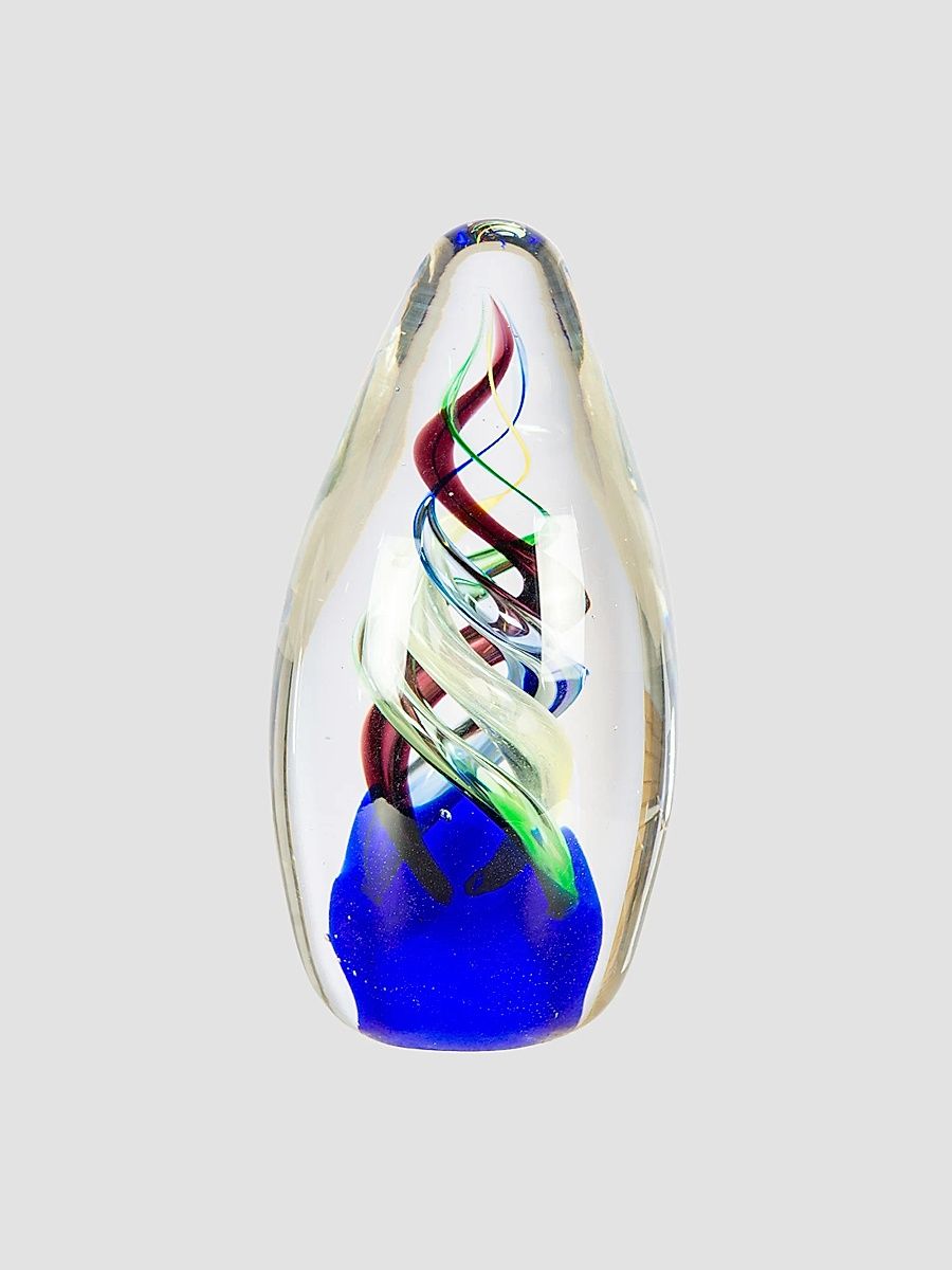 Celestial Flame Glass Sculpture - Multi