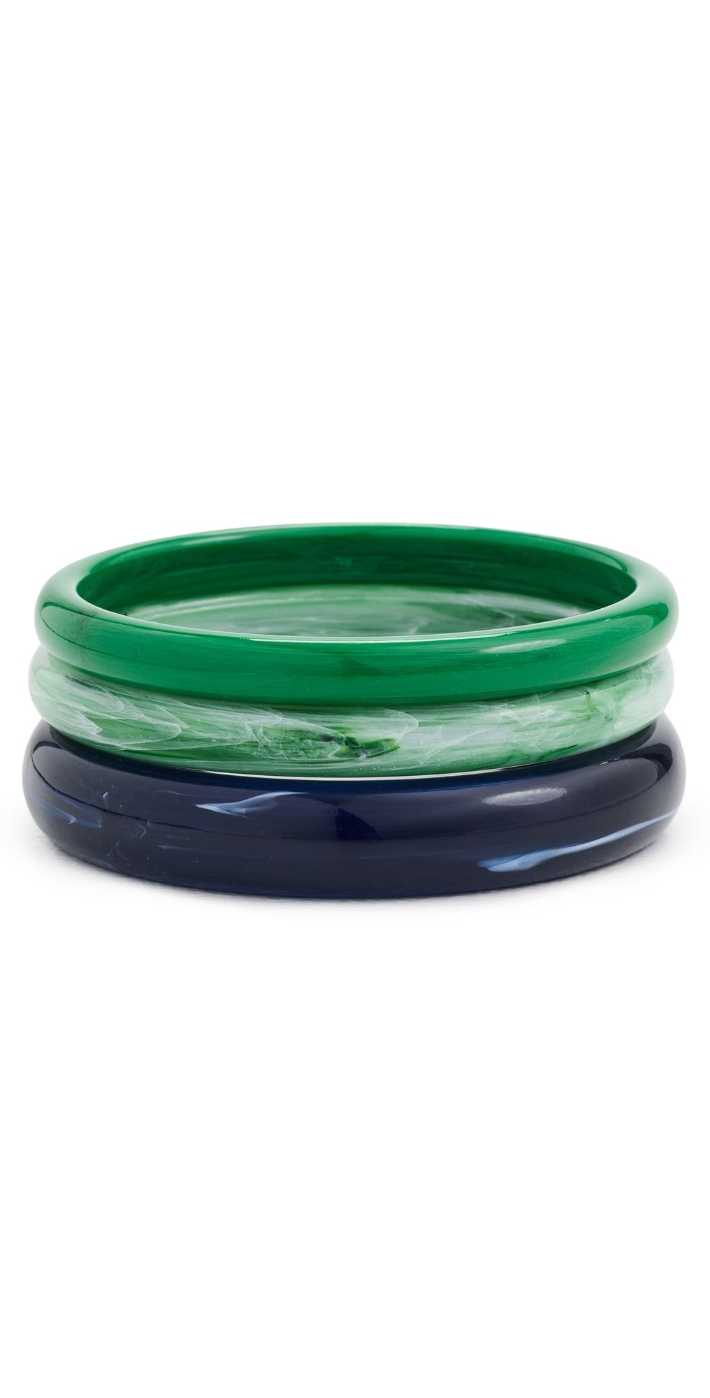BaubleBar Raven Resin Bangle Set Multi One Size