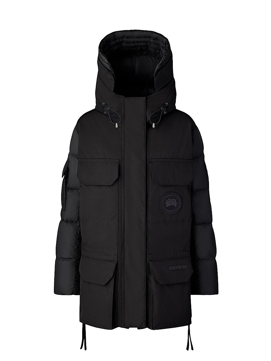 Women's Paradigm Expedition Hooded Down Parka - Black - Size Medium