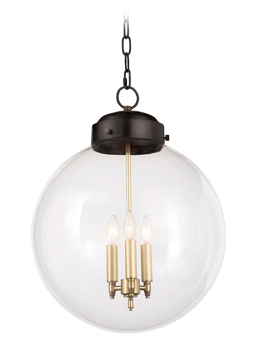 Southern Living Globe Pendant Light - Oil Rubbed Bronze