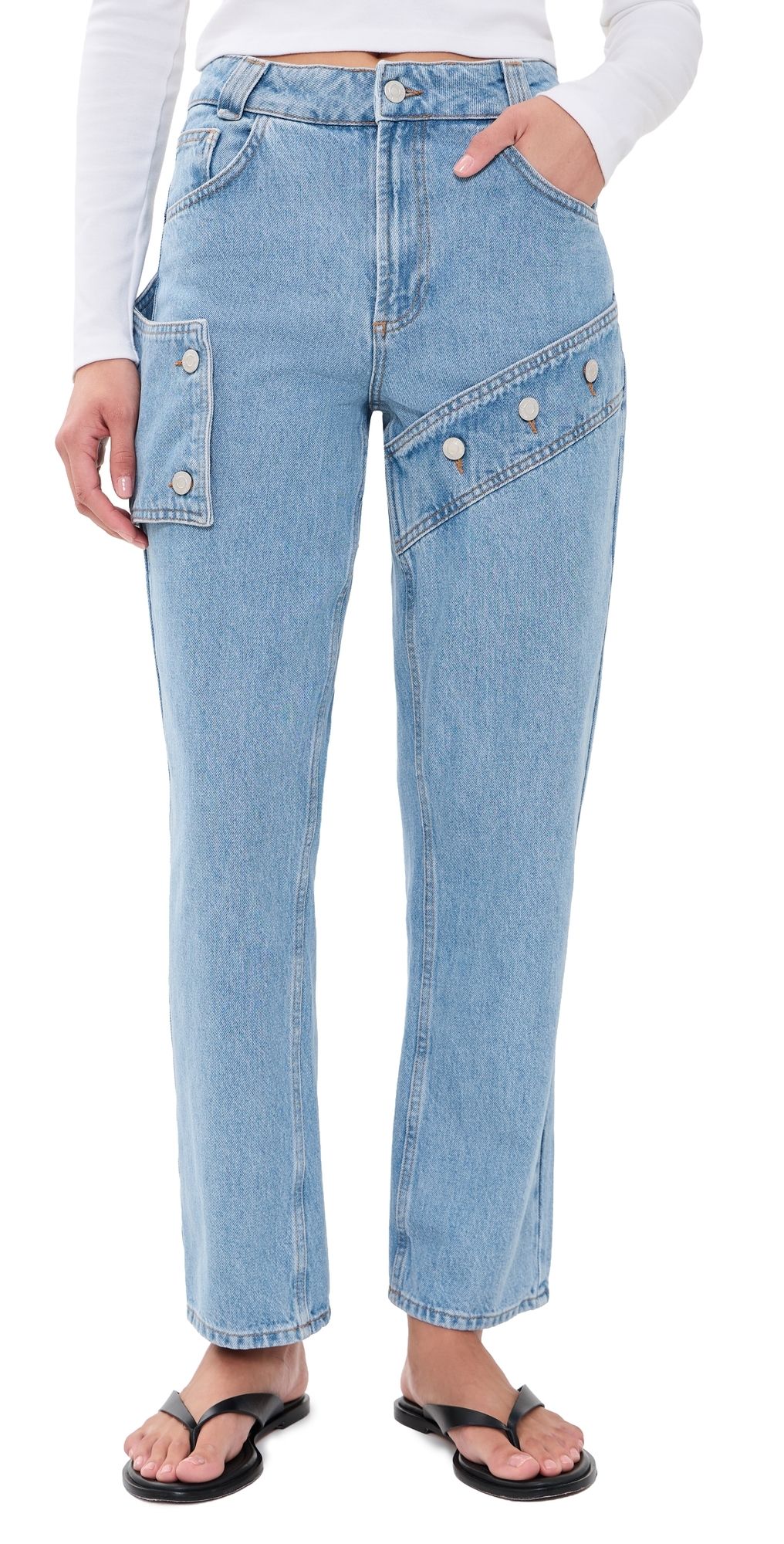 House of Sunny Cowboy Denim Jeans Denim 12