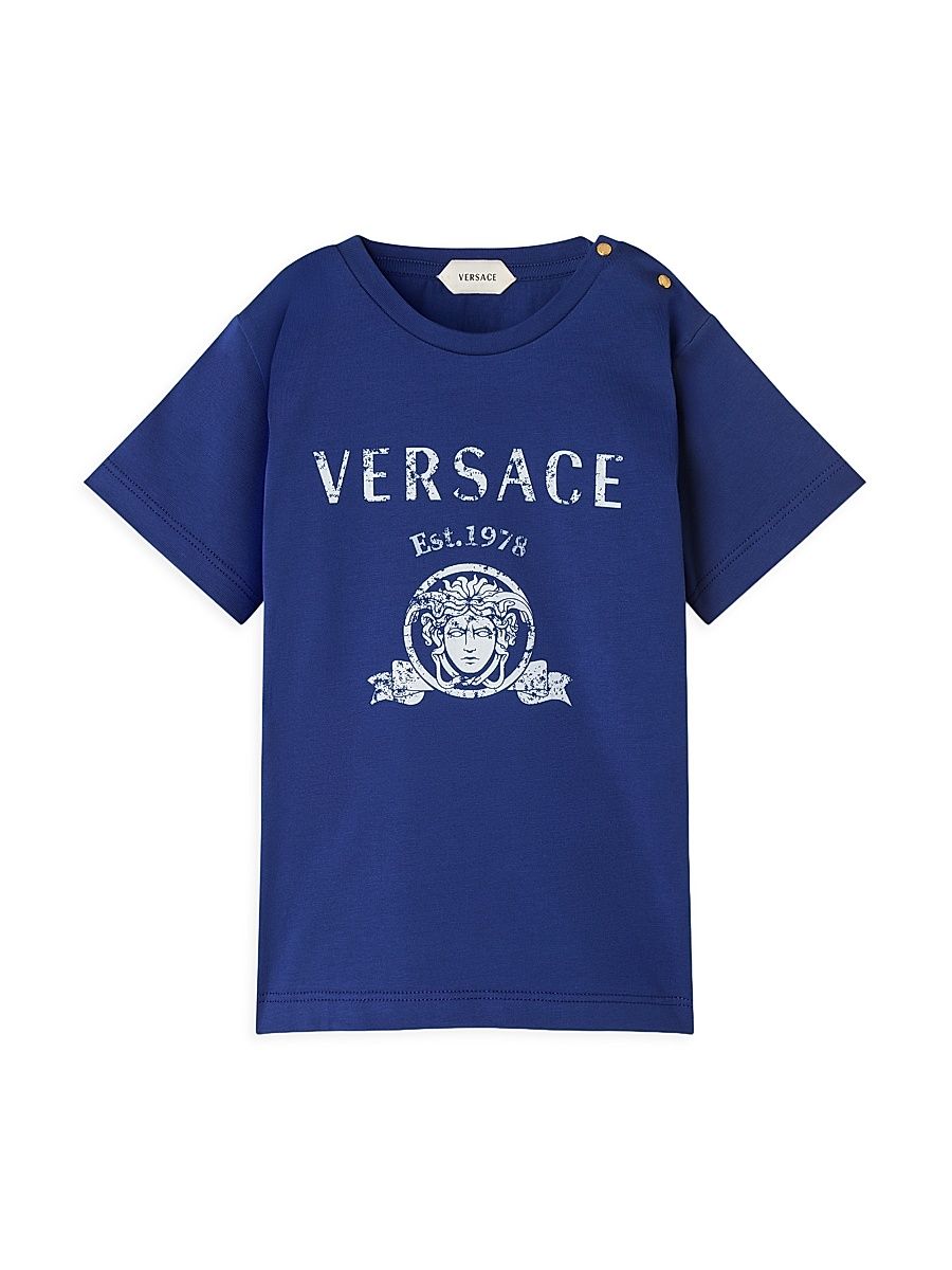 Baby's & Little Kid's Versace Varsity Print T-Shirt - Cobalt Blue - Size 3