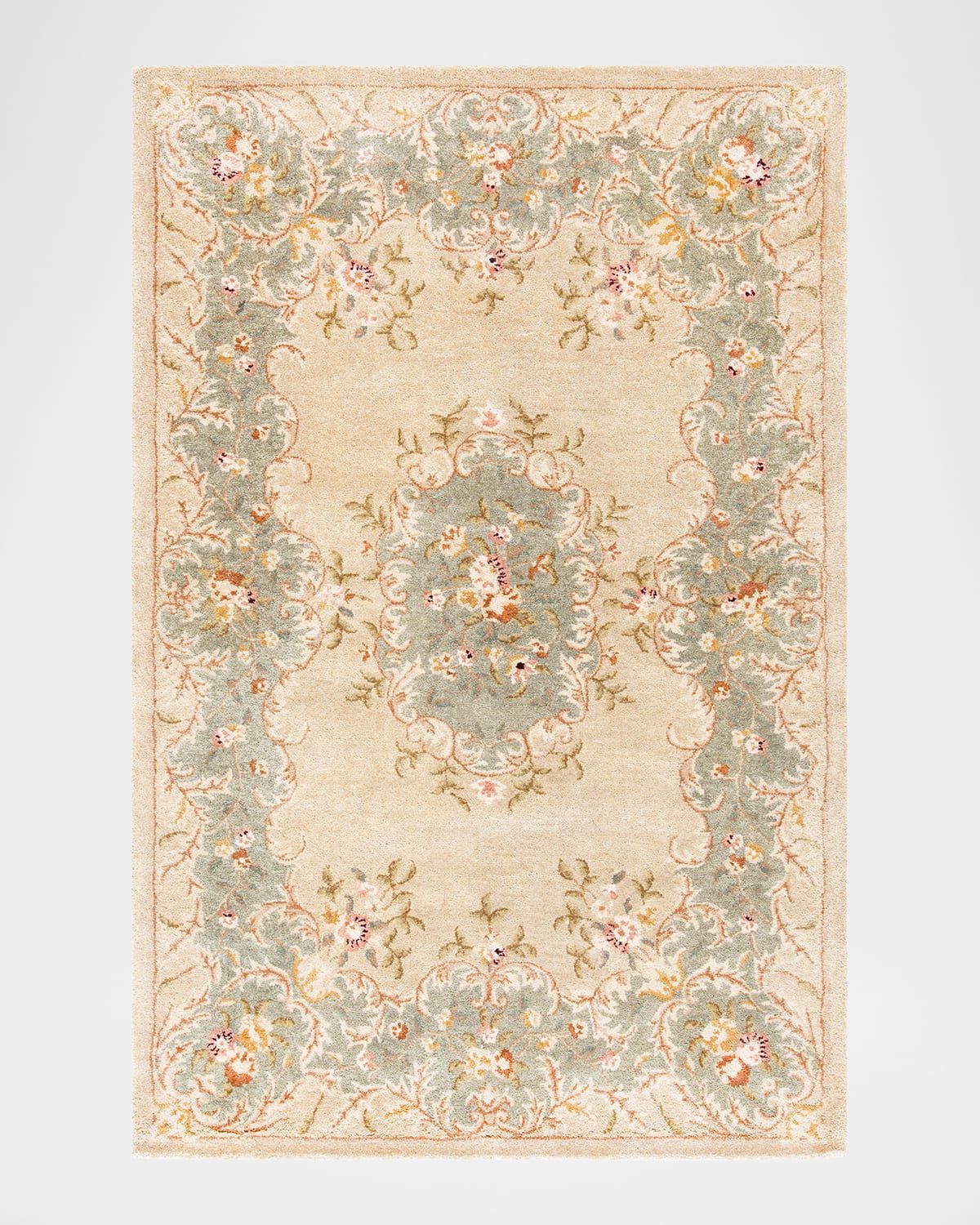 Aubusson Hand Tufted Rug, 9 & apos; x 12 & apos;