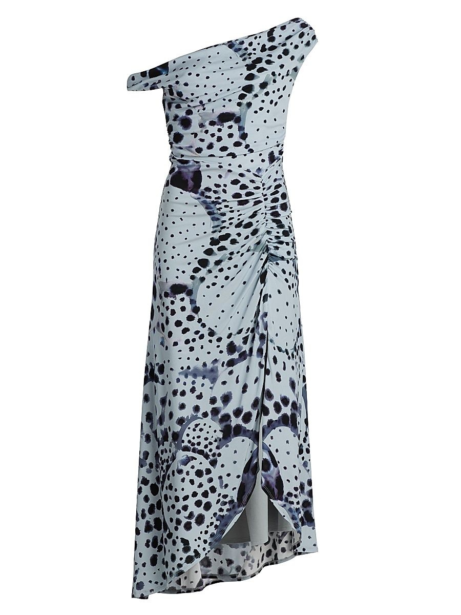 Women's Ella Pearl Ray Print Midi-Dress - Pearl Ray - Size 10