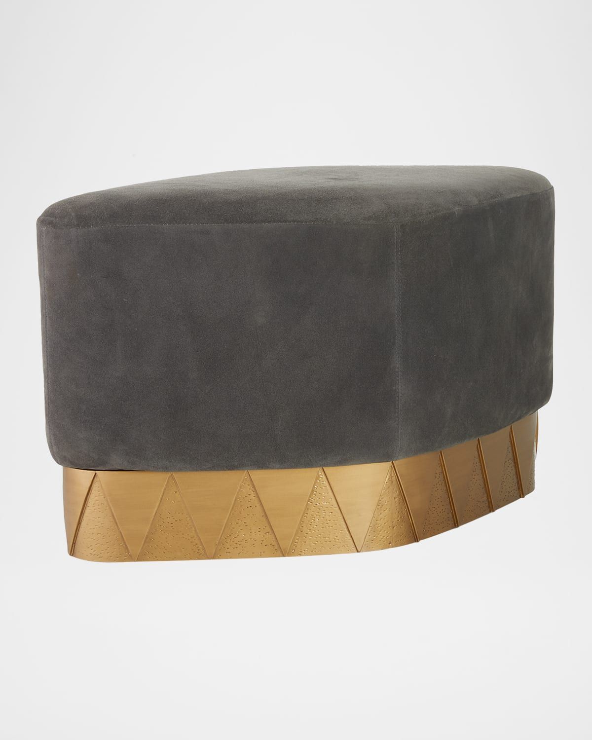 Duvall Suede Ottoman
