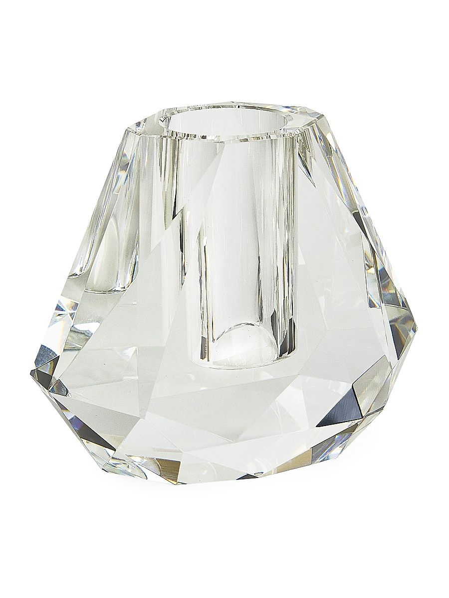 Bell Clear Crystal Vase - Clear - Size Large