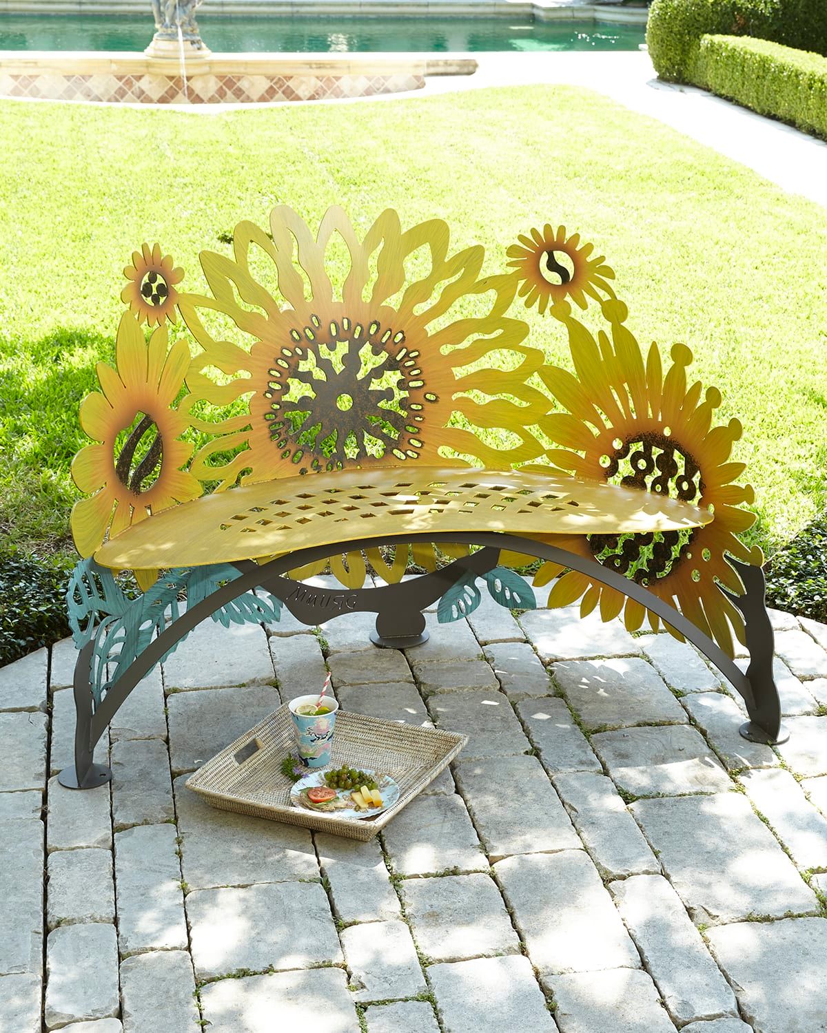 Sunflower Bench