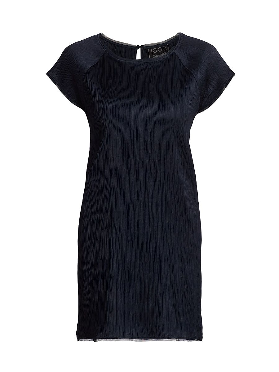 Women's Maritza Pleated Tunic - Midnight Blue - Size XL