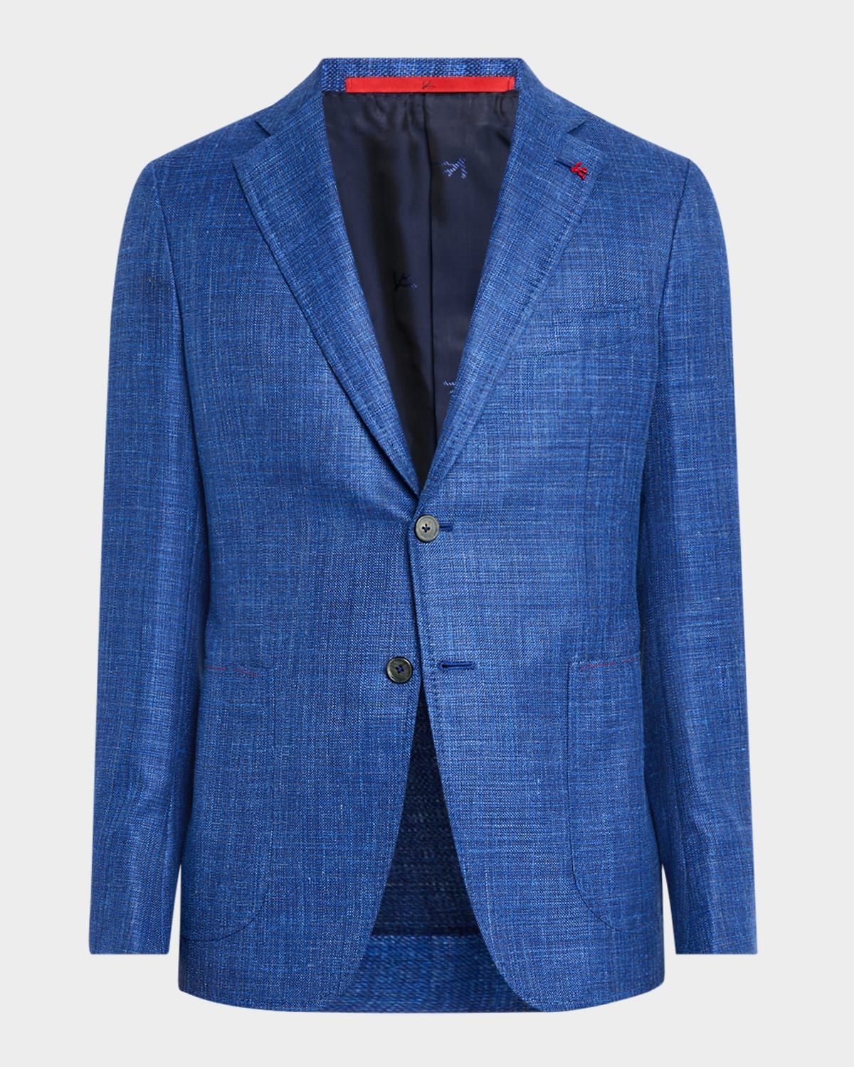 Men & apos;s Textured Wool-Blend Blazer