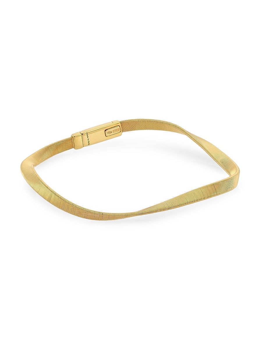 Women's Marrakech 18K Yellow Gold Twisted Coil Bracelet - Gold