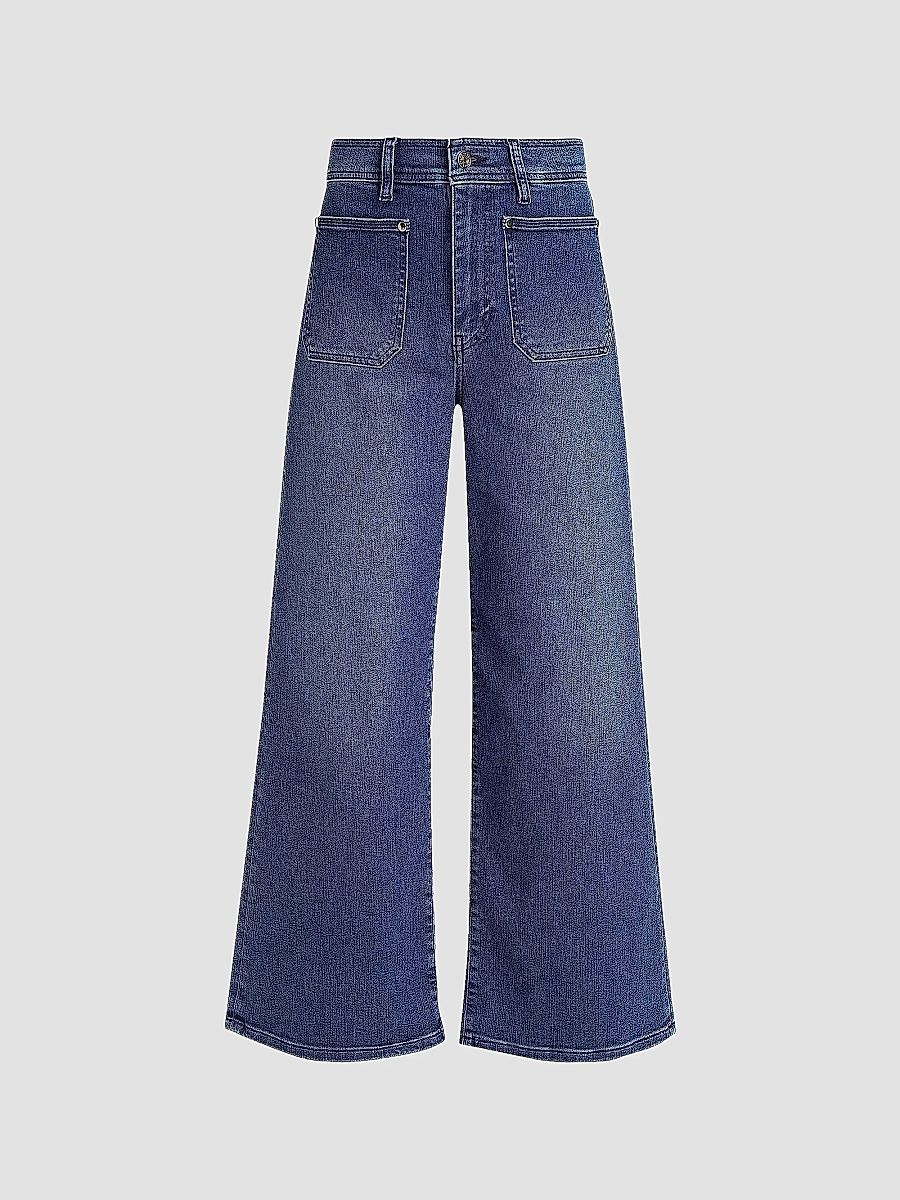 FRAME Women's Le Slim Crop Palazzo Jeans - Archive - Size 31
