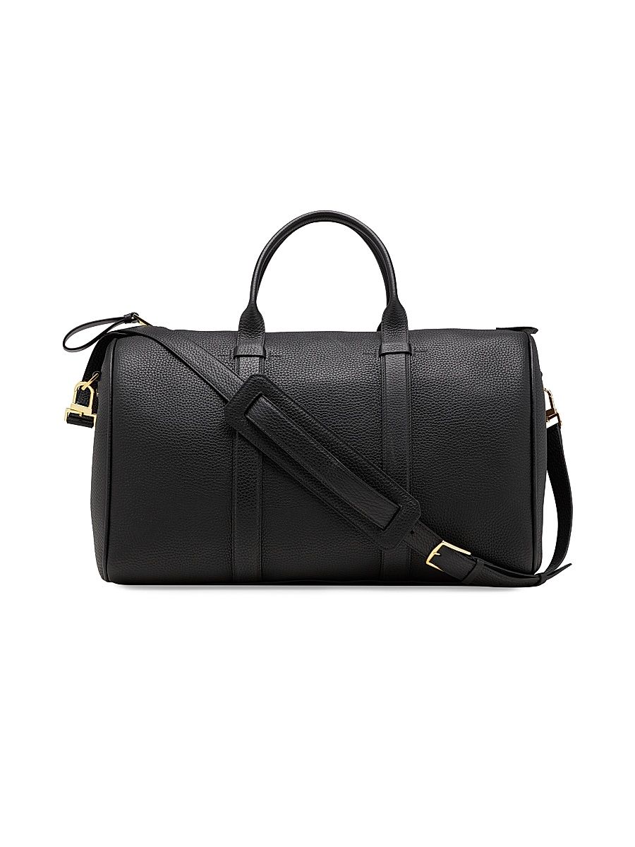 Men's Buckley Holdall Leather Bag - Black