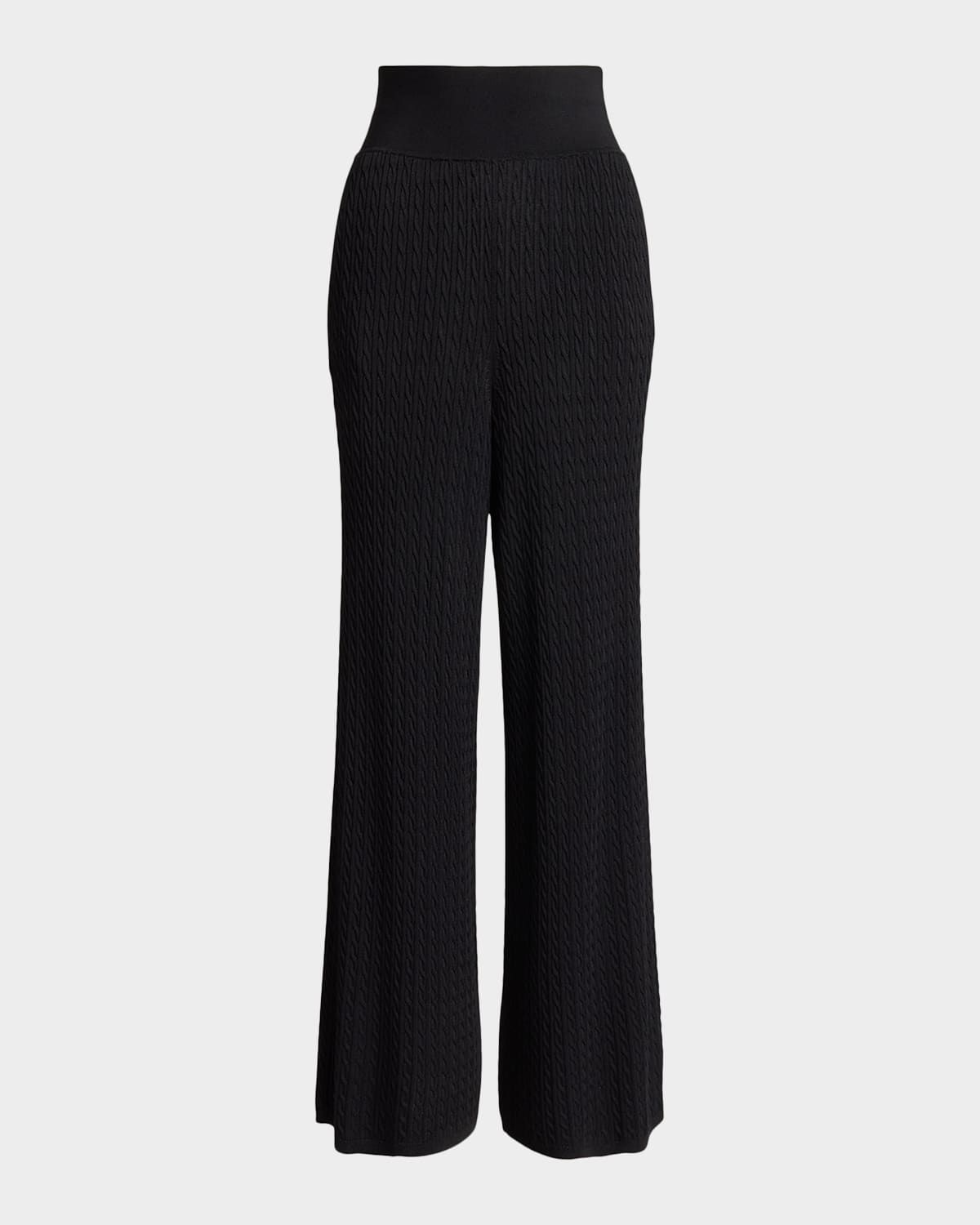 Mini-Cable Wide-Leg Pant