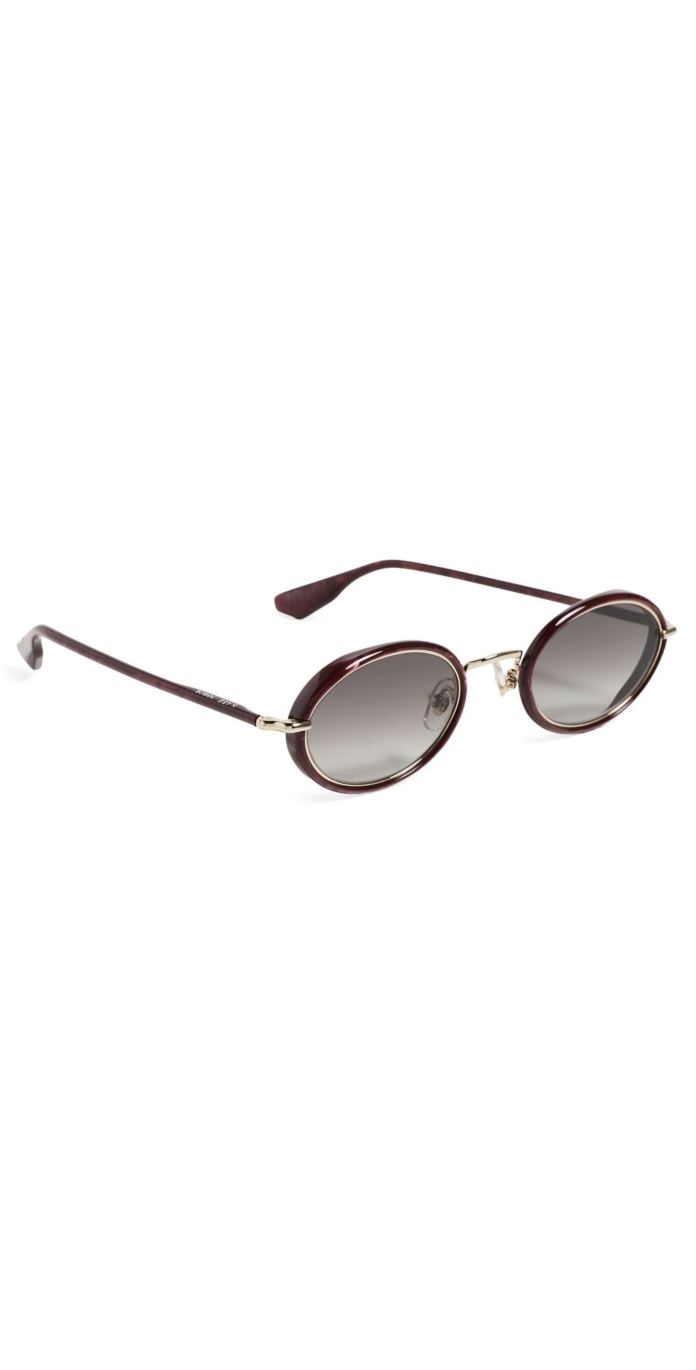 Krewe Kate Sunglasses 12k & Bordeaux One Size