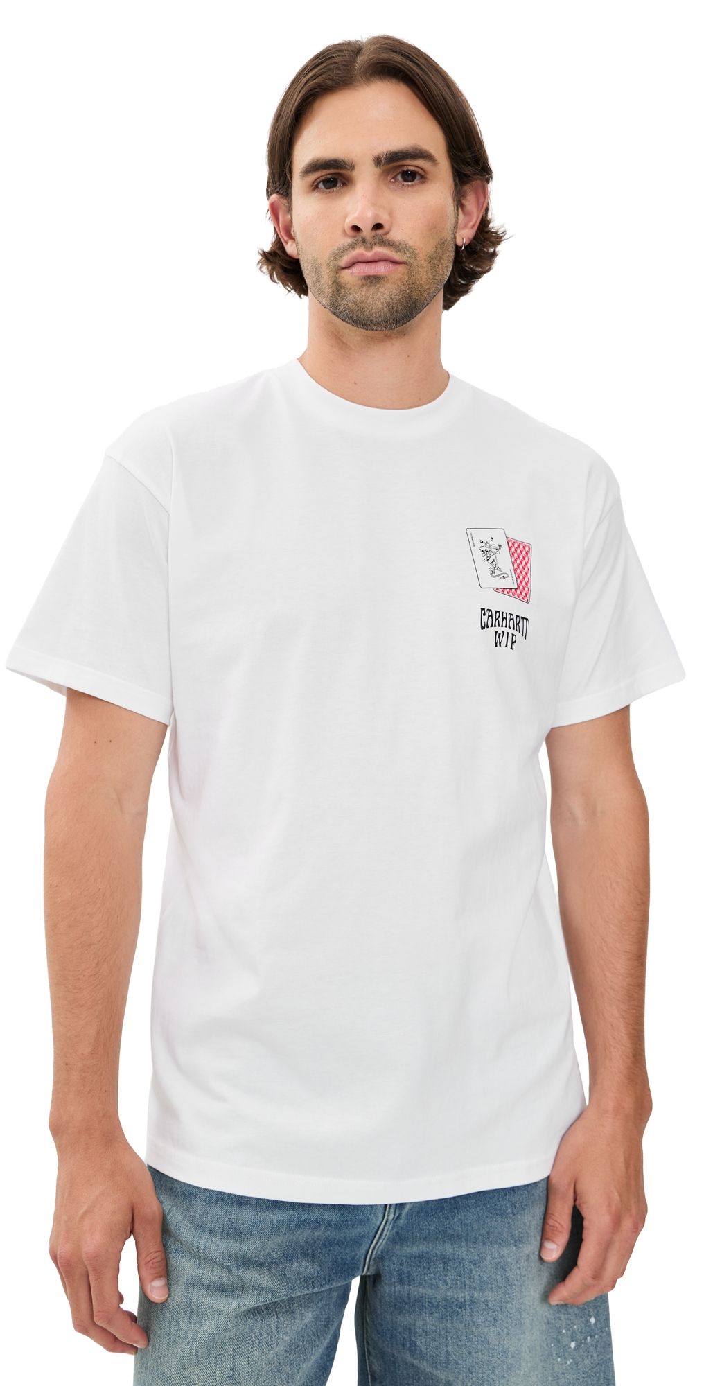 Carhartt WIP Playing Cards Graphic T-Shirt White XL