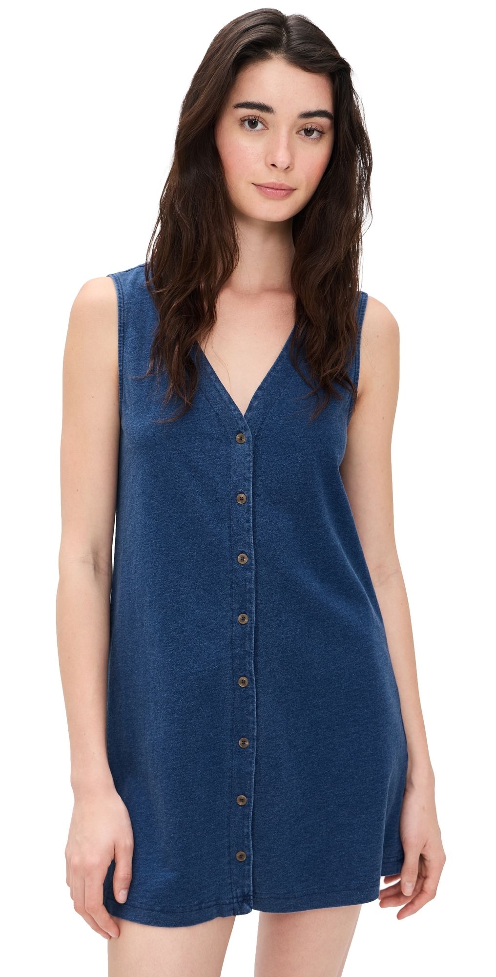 Z Supply Solace Mini Dress Indigo S