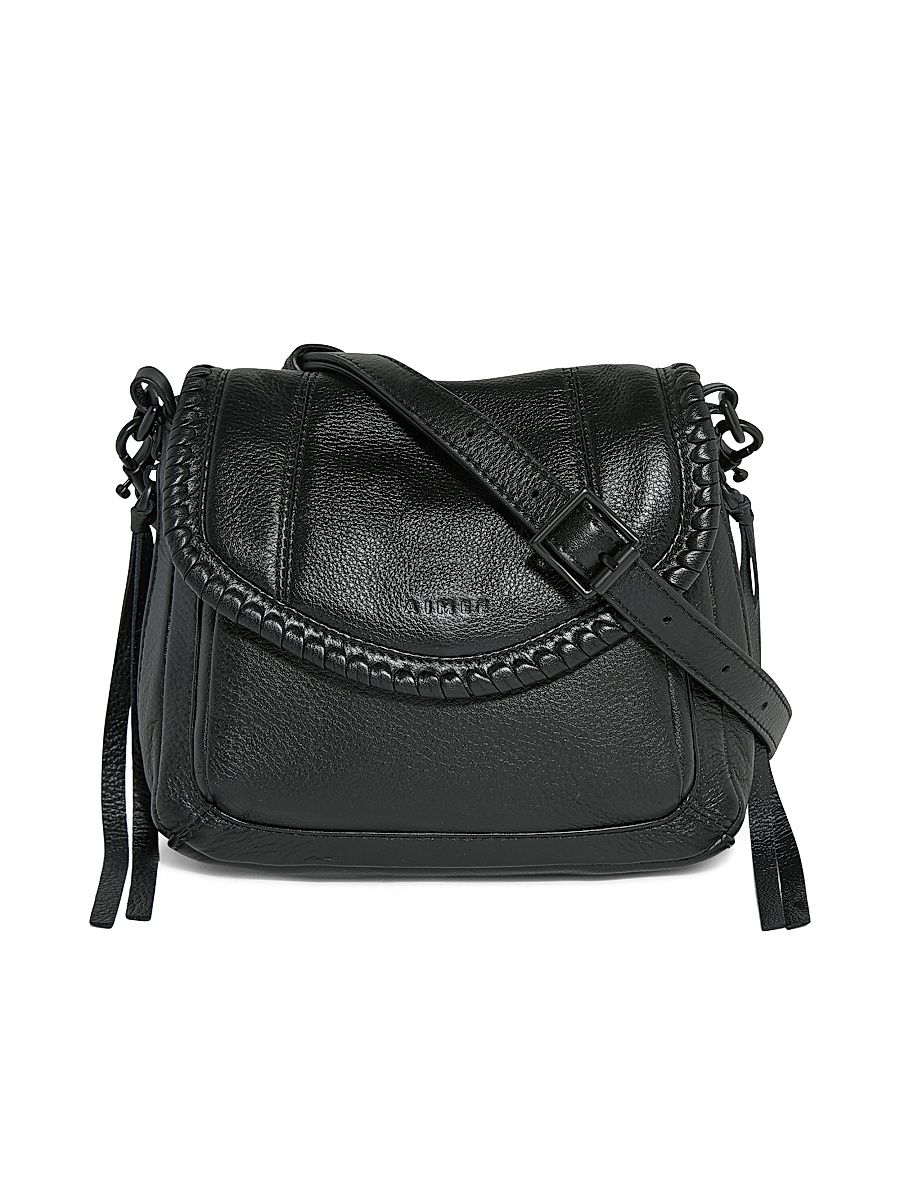Women's All For Love Leather Mini Crossbody Bag - Black