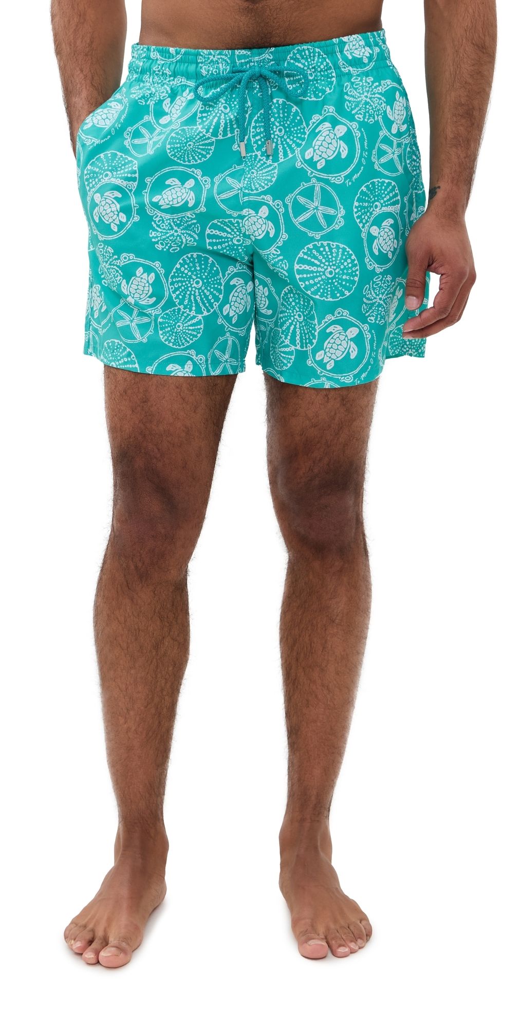 Vilebrequin Moorea Swim Trunks 5.5 Vert Disco M